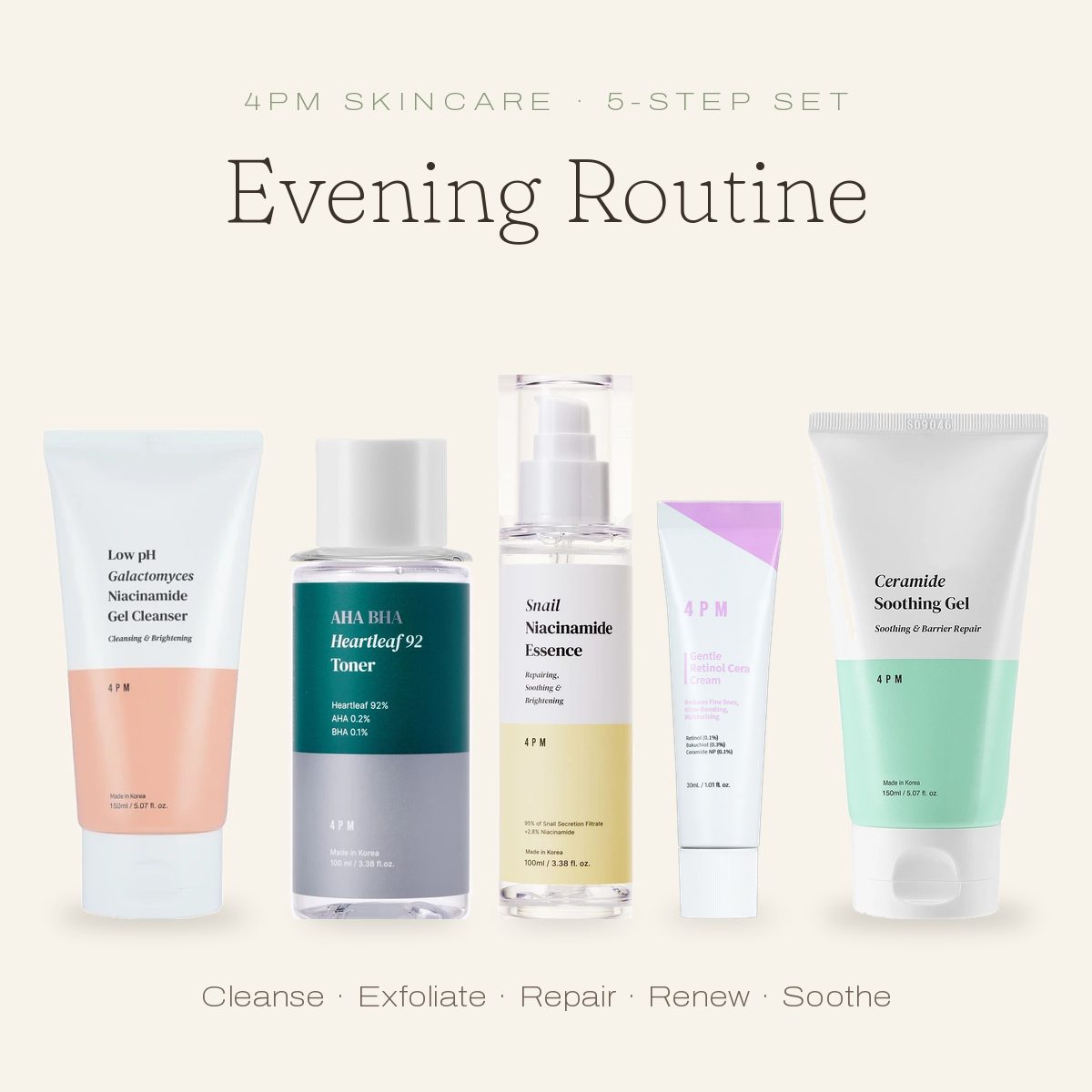 (4PM) Evening Routine