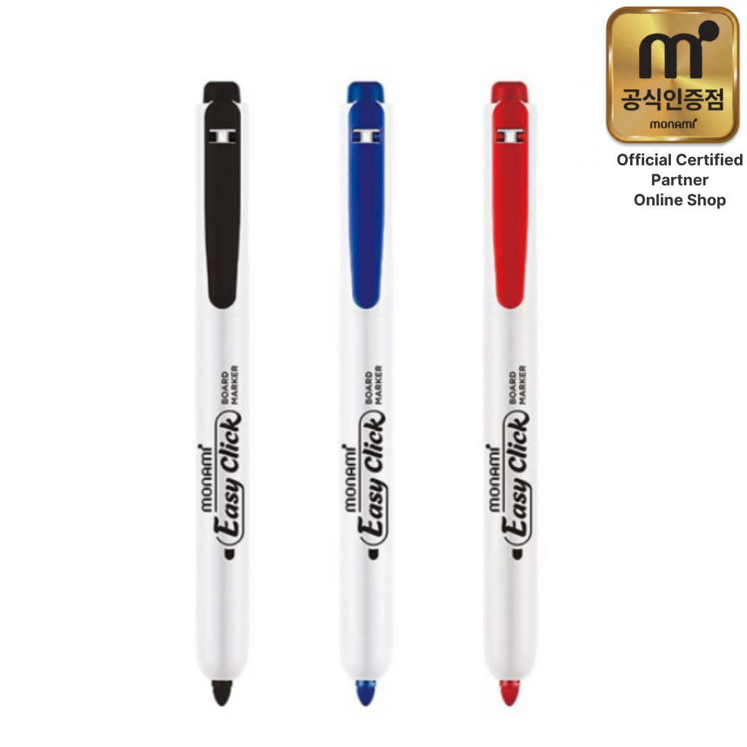(Monami) EasyClick Board Marker Basic Colour