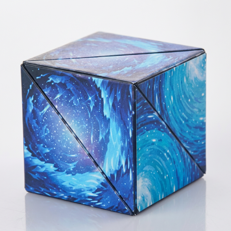 Galaxy 3D Magnetic Magic Cube - Blue
