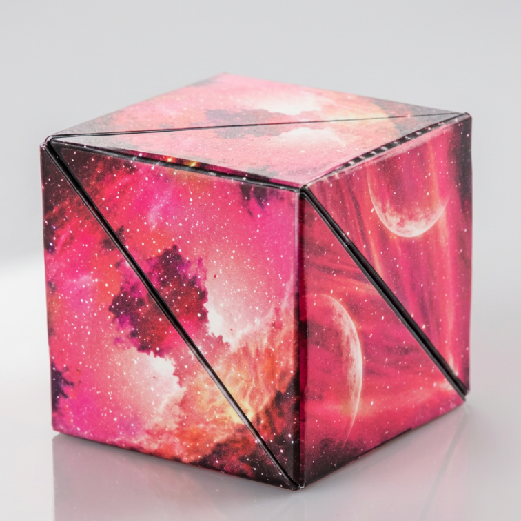 Galaxy 3D Magnetic Magic Cube - Red