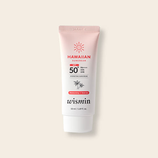 (WISMIN) Cotton Fruit Water Hawaiian Sun Cream 50ml