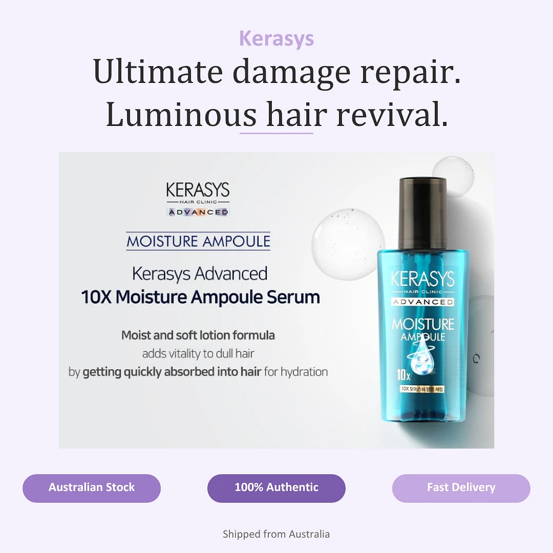 (Kerasys) Advanced 10X Repair Ampoule Serum 80ml - Moisture