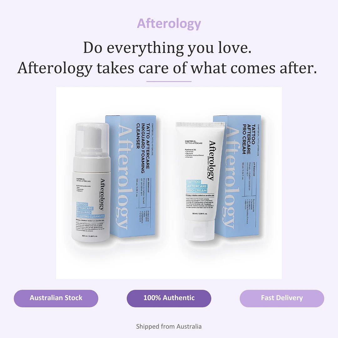 (Afterology) TATTOO AFTERCARE Inkguard Foaming Cleanser (100ml)