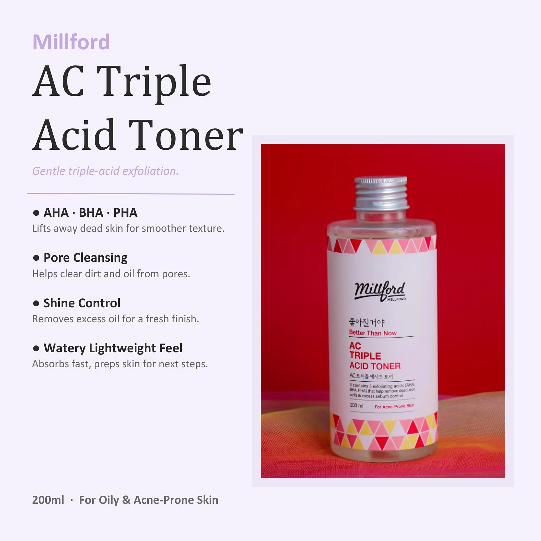 (Millford) AC Triple Acid Toner 200ml