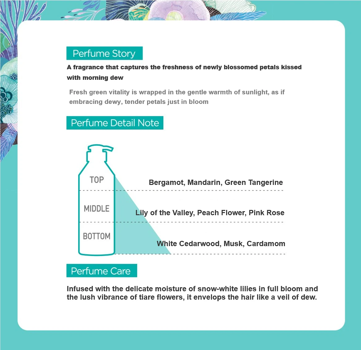 (Kerasys) Perfume Shampoo 1L - Green Lily