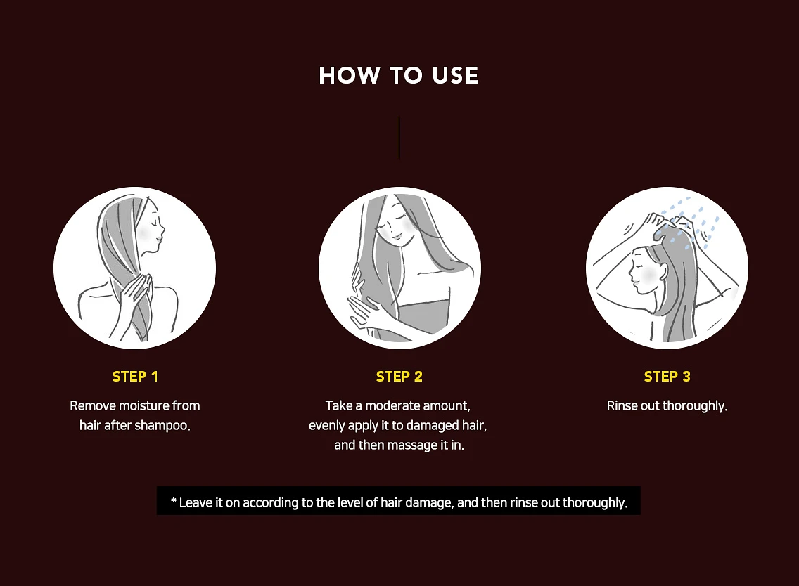 (Kerasys) Advanced 10X Repair Ampoule Hair Pack 300ml - Basic