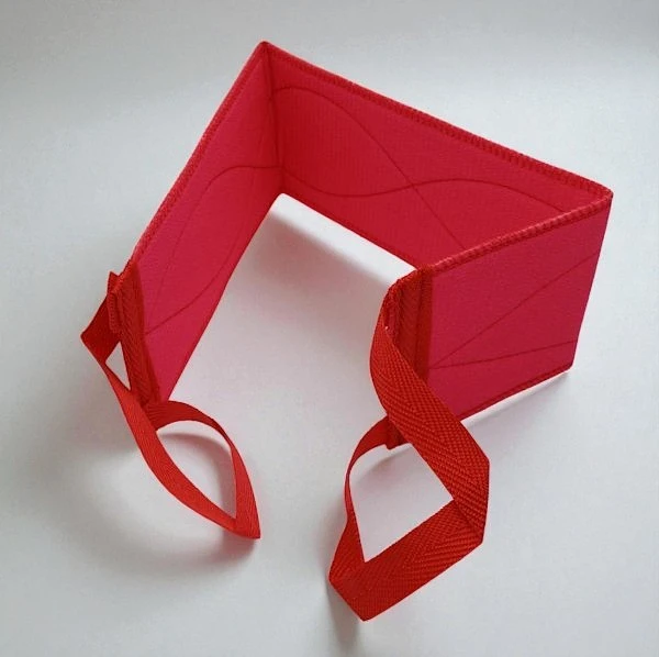 Exfoliation Body scrub bath towel with handle 