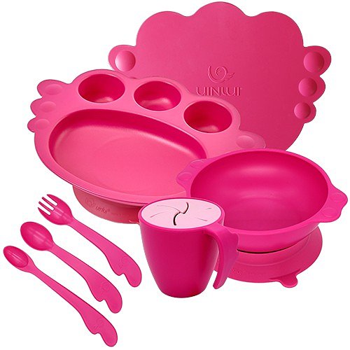 (Uinlui) Suction angel tray giftbox(All Berry pink)
