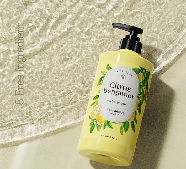 (Shower Mate) Botanique body wash 800ml (Citrus Bergamot)