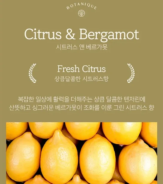 (Shower Mate) Botanique body wash 800ml (Citrus Bergamot)