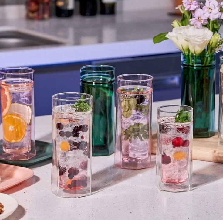 (Fiirn-Kide) Double Wall Glass 280ml -Crystal clear