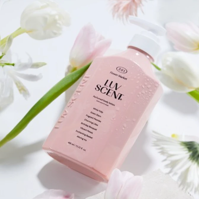 (LUVSCENT) Flower Market White Tulip Perfumed Body Lotion 400ml