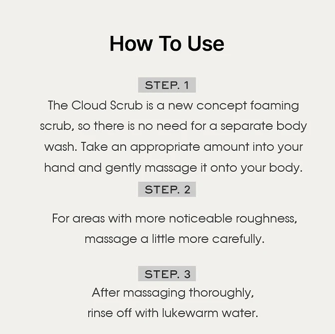 (Arencia) Fresh Cloud Body & Scalp Scrub - Lavender & Pear