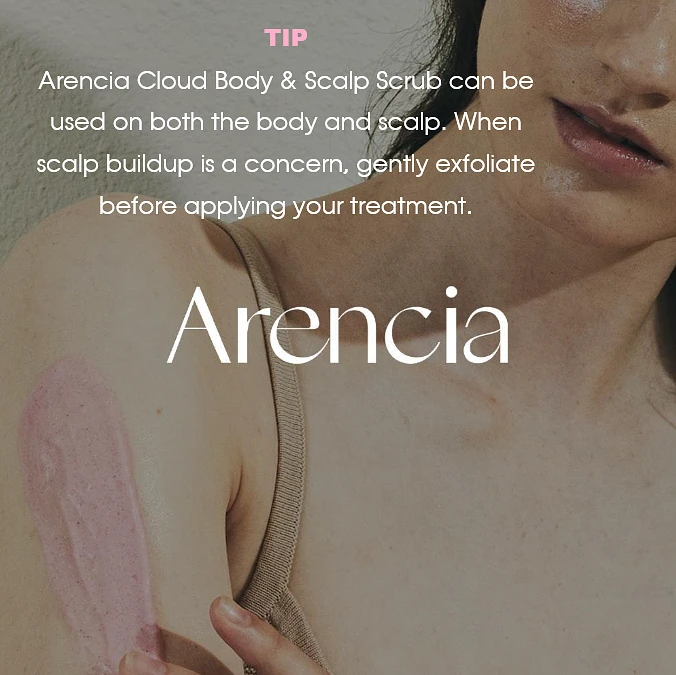 (Arencia) Fresh Cloud Body & Scalp Scrub - Lavender & Pear
