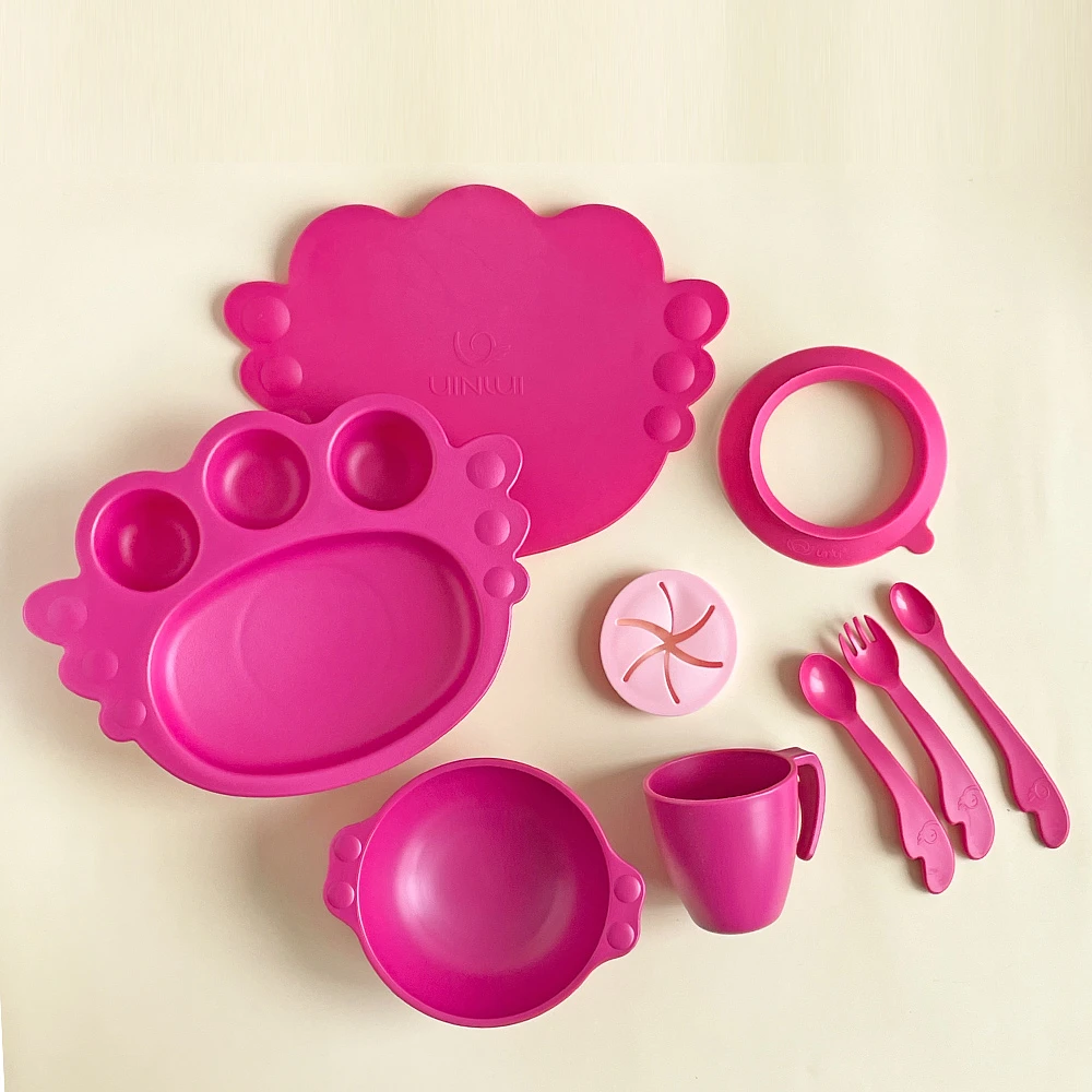 (Uinlui) Suction angel tray giftbox(All Berry pink)