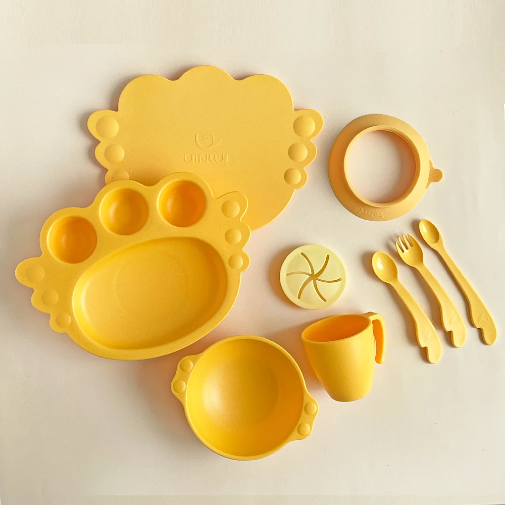 (Uinlui) Suction angel tray giftbox(All Banana yellow)