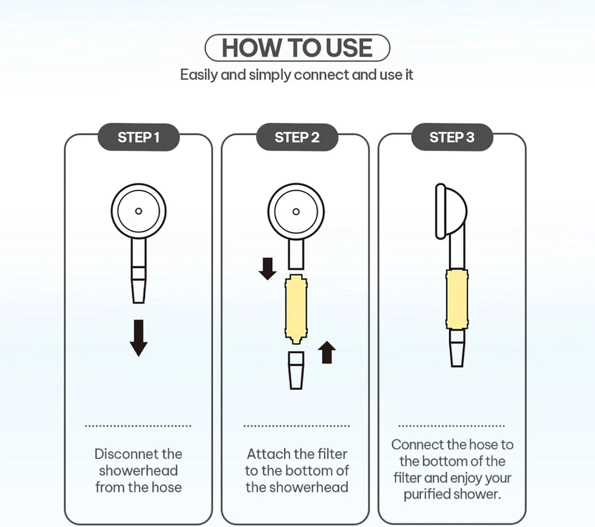 (Millford) Short Shower Head