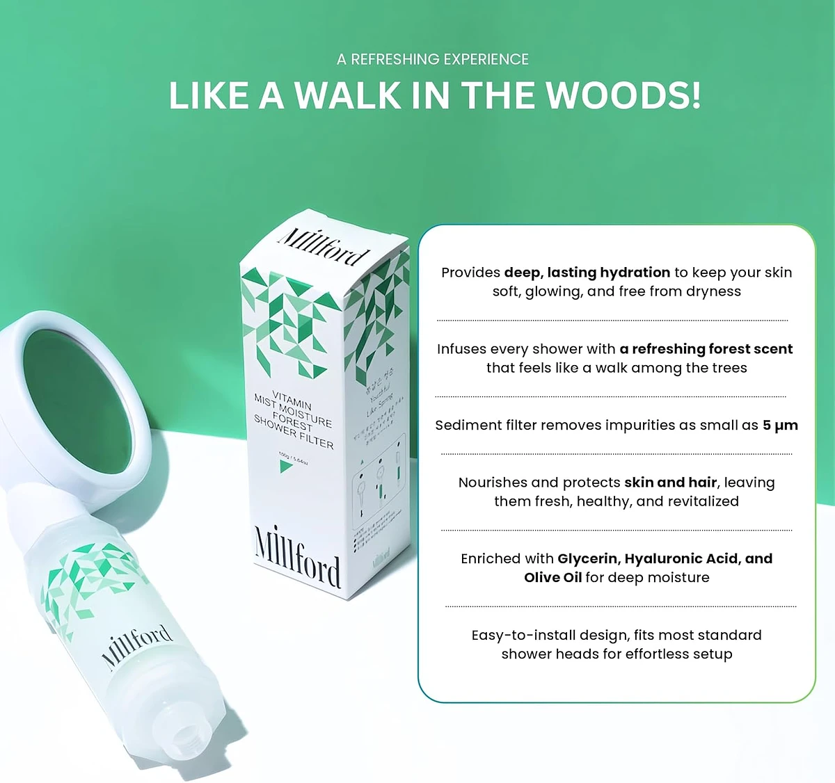 (Millford) Vitamin Mist Moisture Filter - Forest Shower