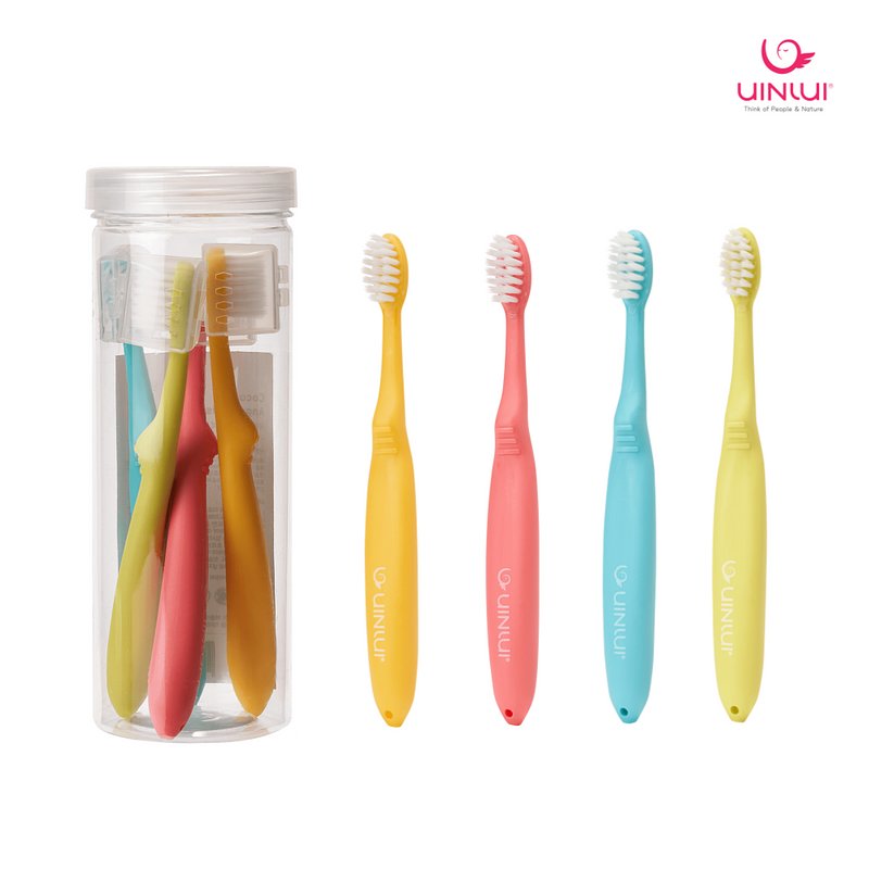 (Uinlui) Coconut toothbrush 4P (kids) 