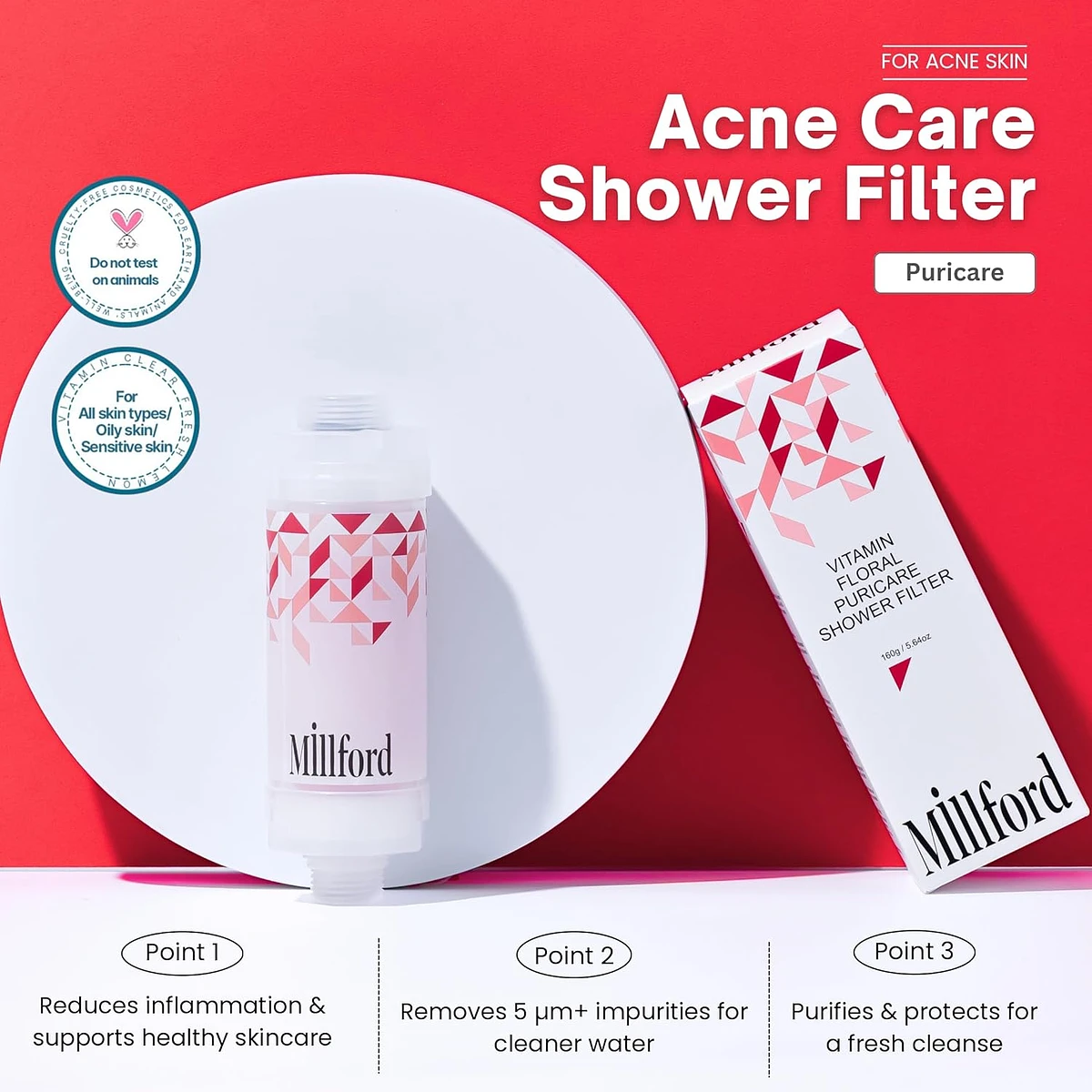 (Millford) Vitamin Acne Care Filter -Floral Puricare