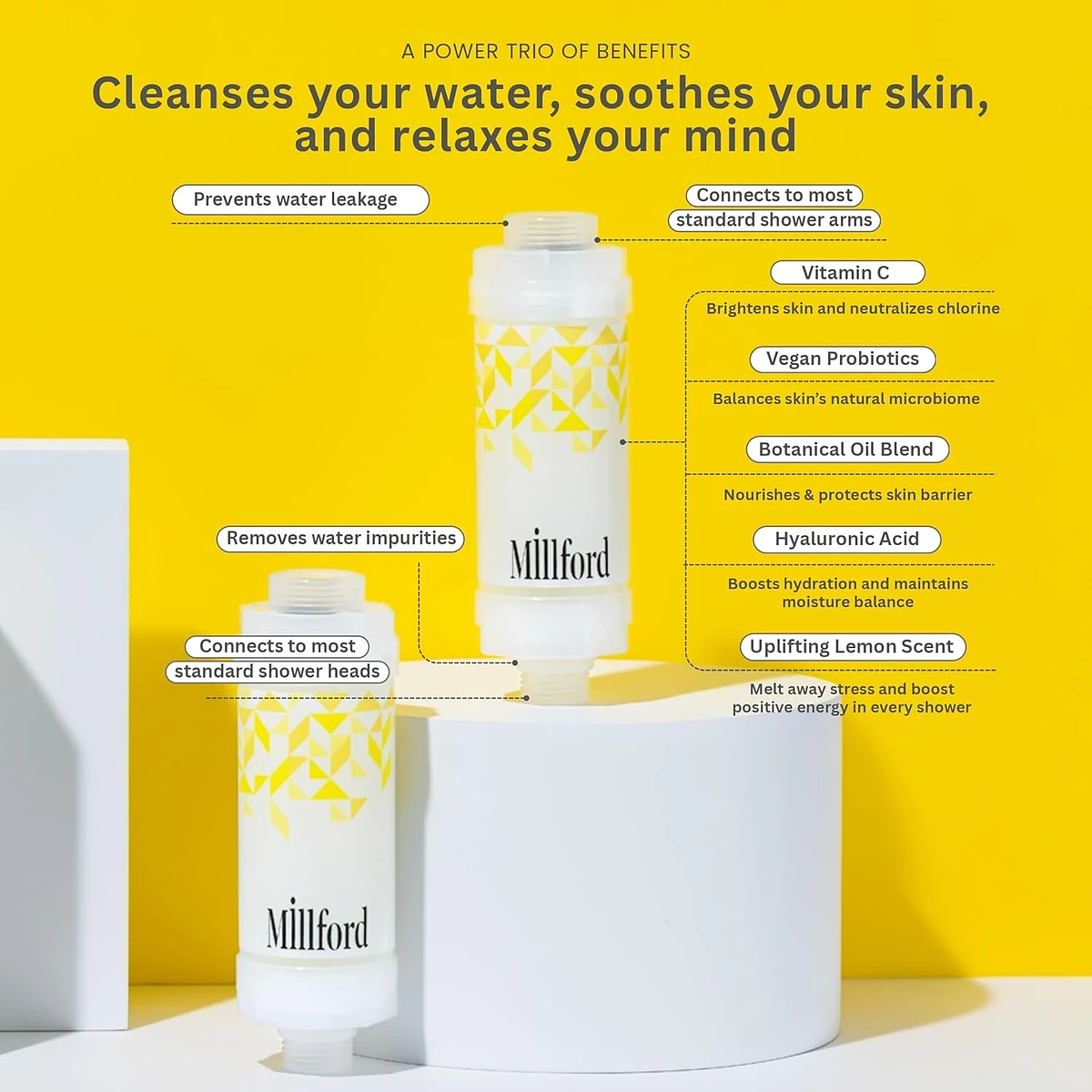 (Millford) Vitamin Clear Normal Filter -Fresh Lemon 