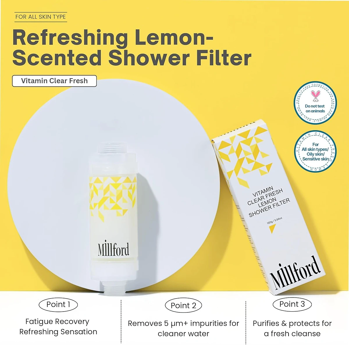 (Millford) Vitamin Clear Normal Filter -Fresh Lemon 