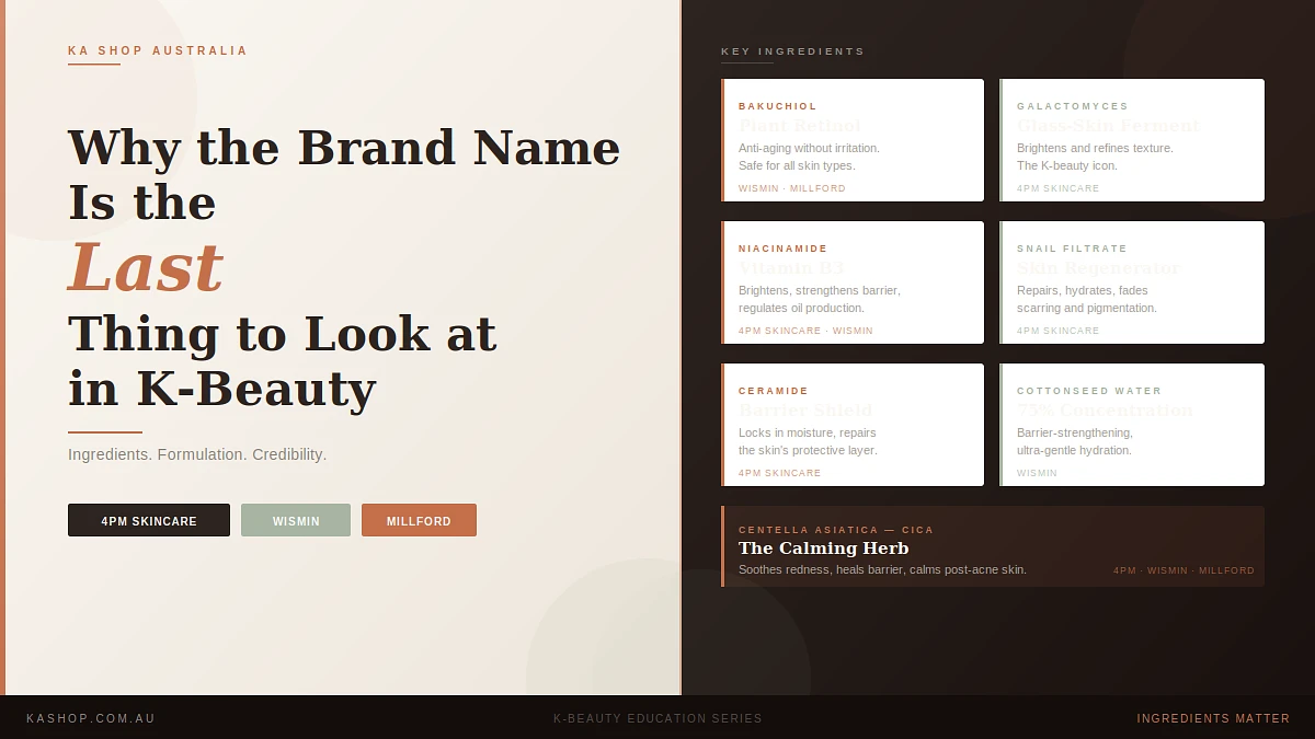 Why the Brand Name Is the Last Thing You Should Look at in K-Beauty