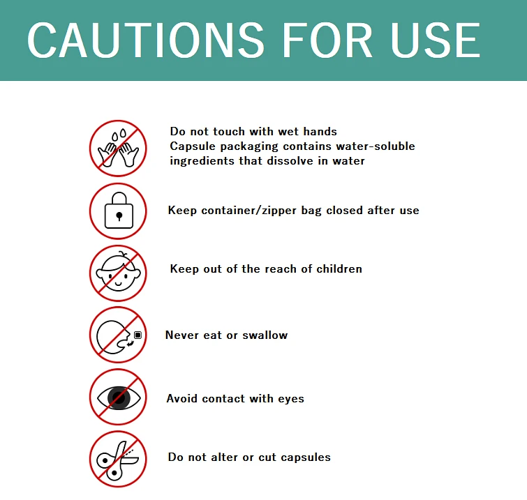 Ultra Concentrated Capsule Laundry Detergent 1 Pack(30 Capsules)