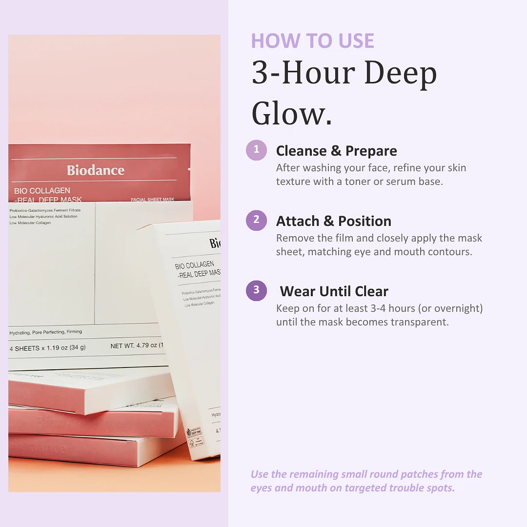 (BIODANCE) Real Deep Mask Mixed Bundle 2 Pack(8 Sheets)