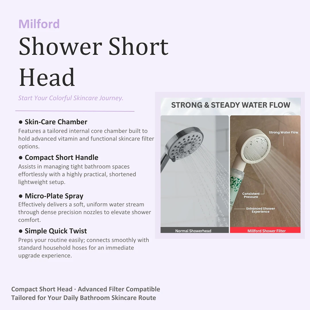 (Millford) Short Shower Head