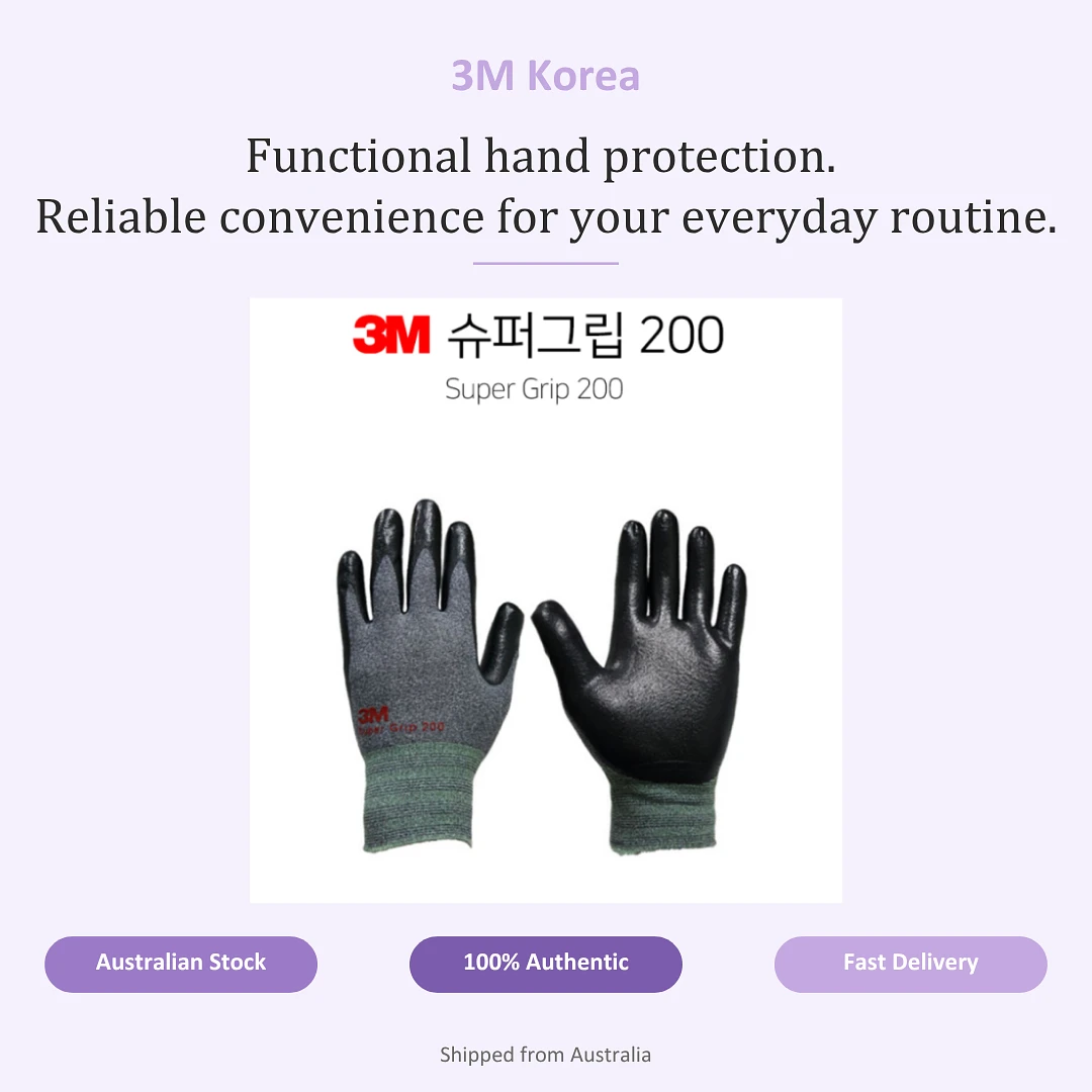 (3M) Super Grip 200 gloves - Medium
