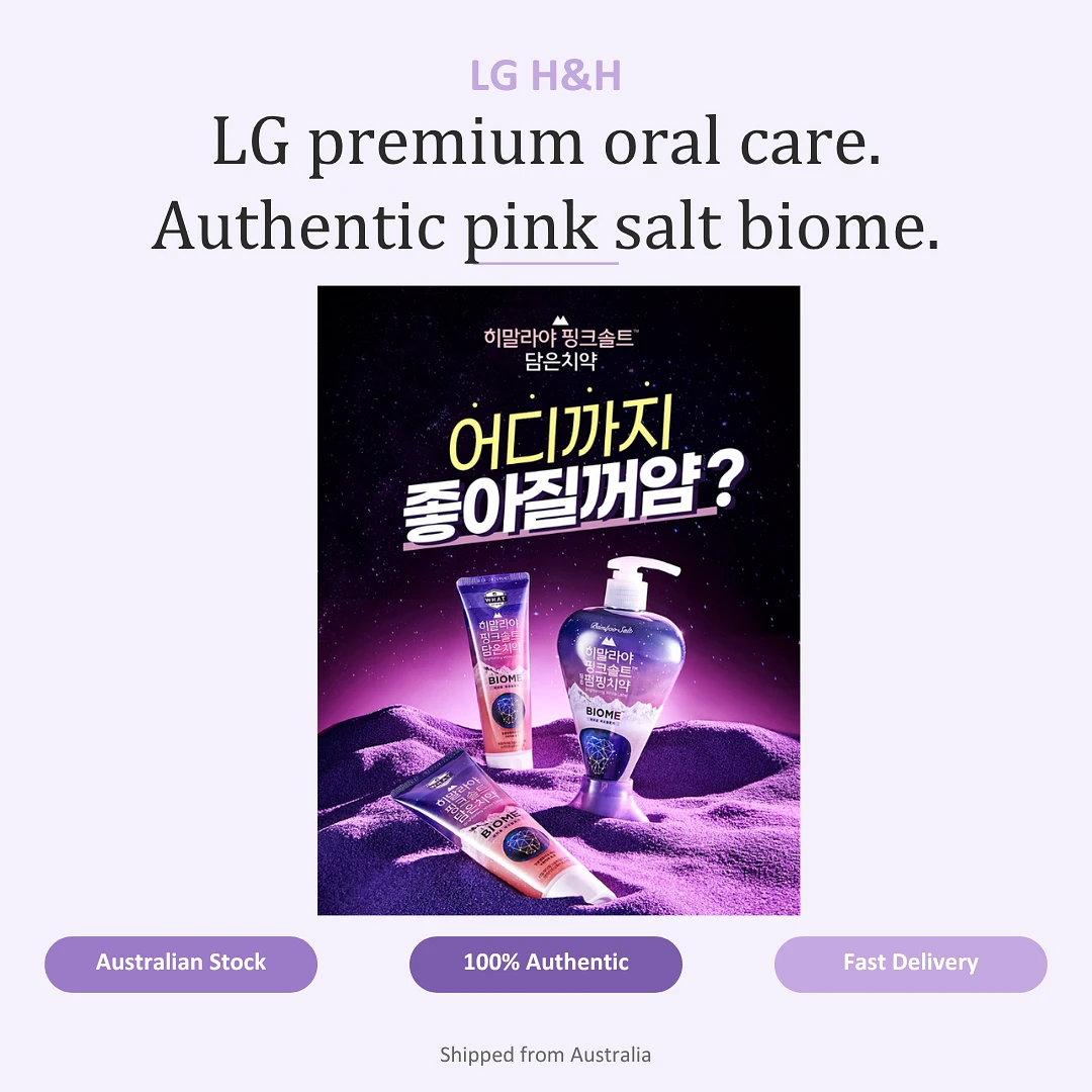 Himalaya Pink Salt Toothpaste Biome (100g Tube)