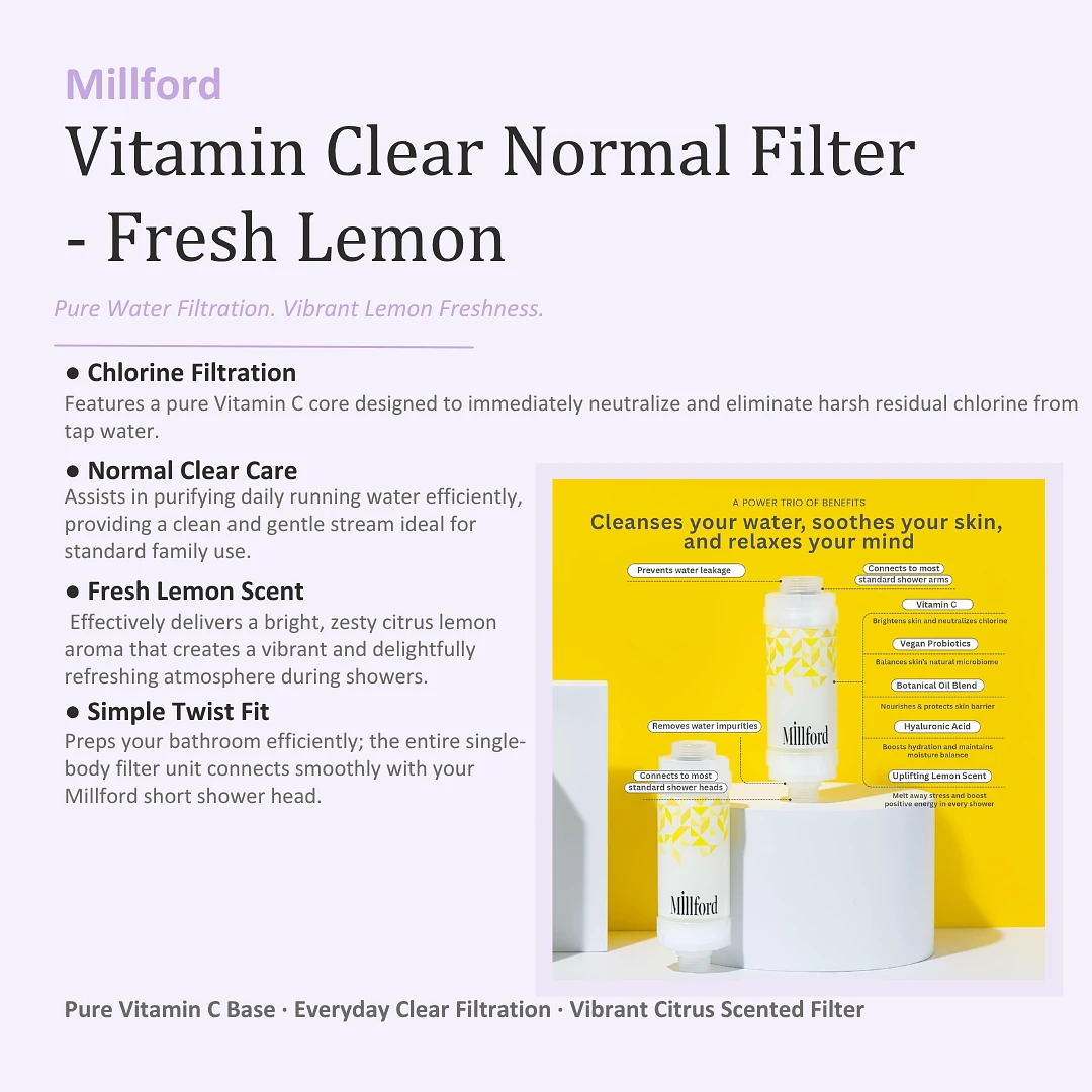 (Millford) Vitamin Clear Normal Filter -Fresh Lemon 