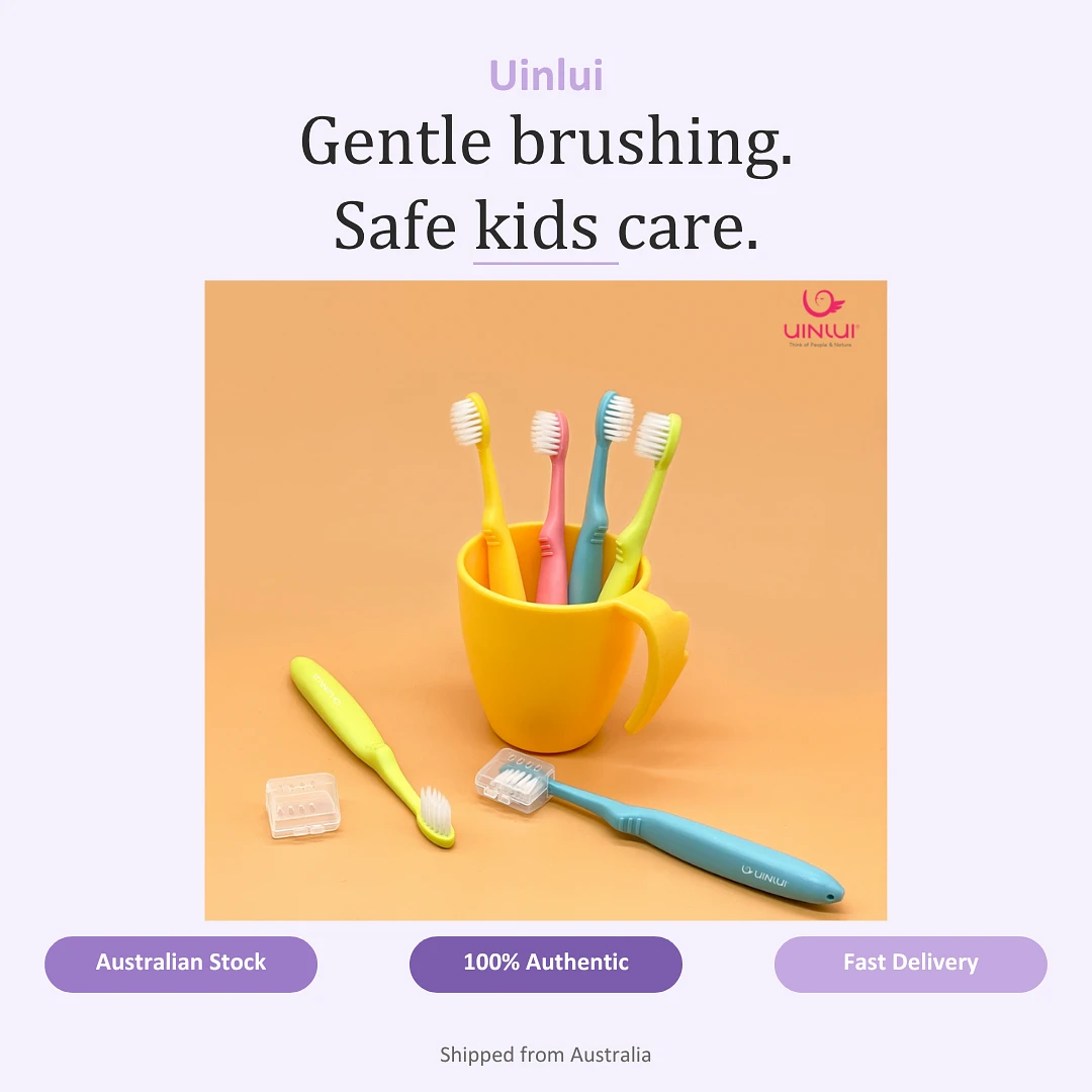 (Uinlui) Coconut toothbrush 4P (kids) 