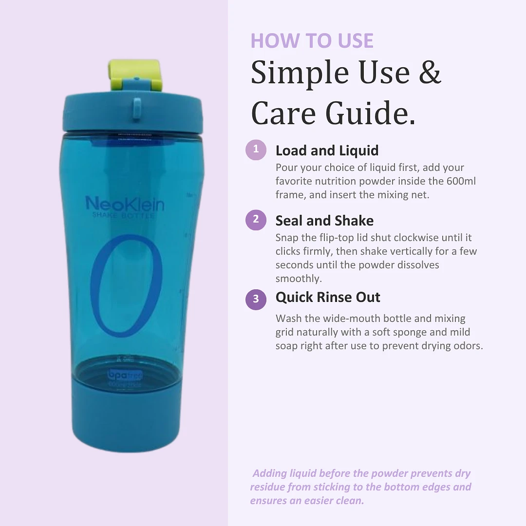 (NeoKlein) Shake Bottle 600ml