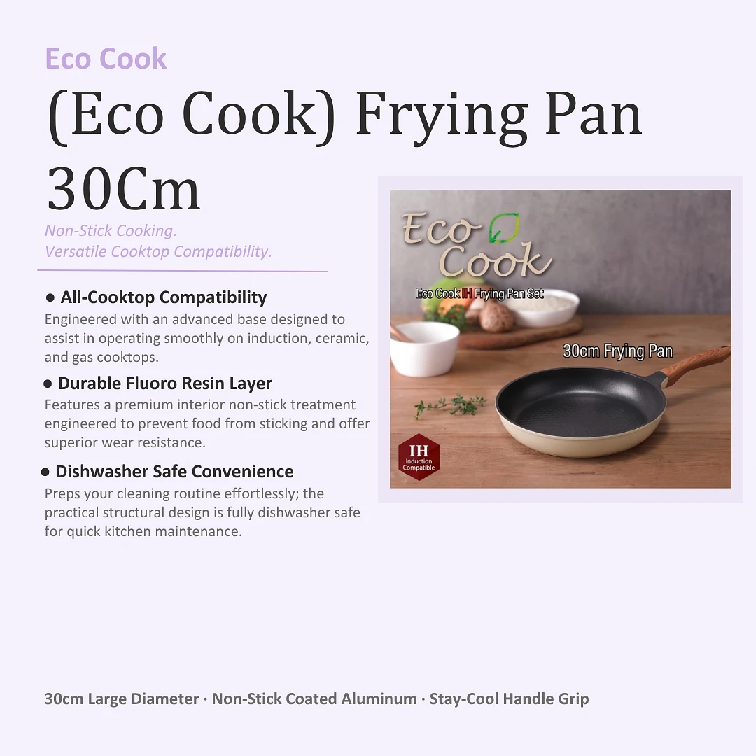 ( Eco Cook) Frying Pan 30Cm