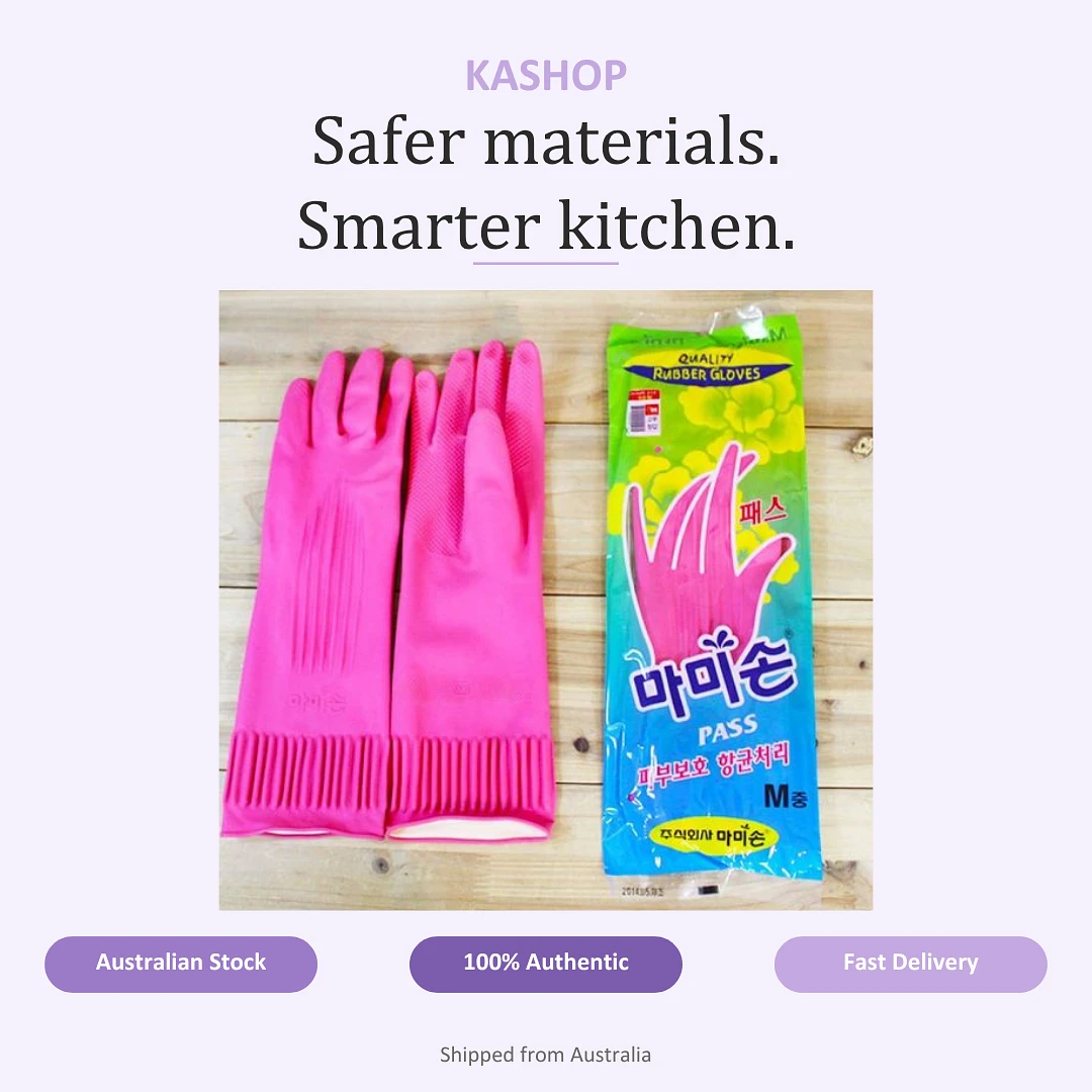 Kitchen Rubber Gloves Medium Size