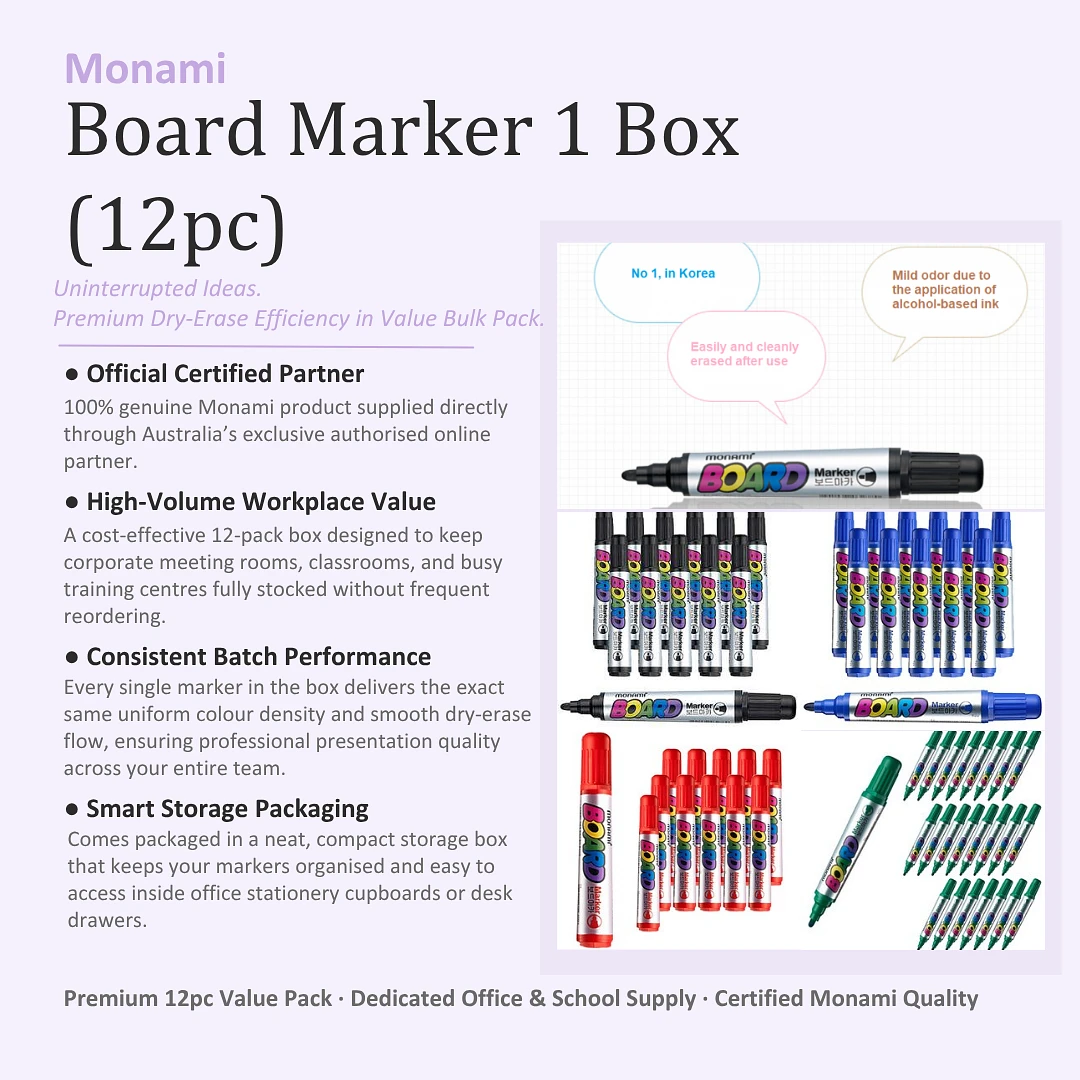 (Monami) Board Marker 1Box (12pcs)