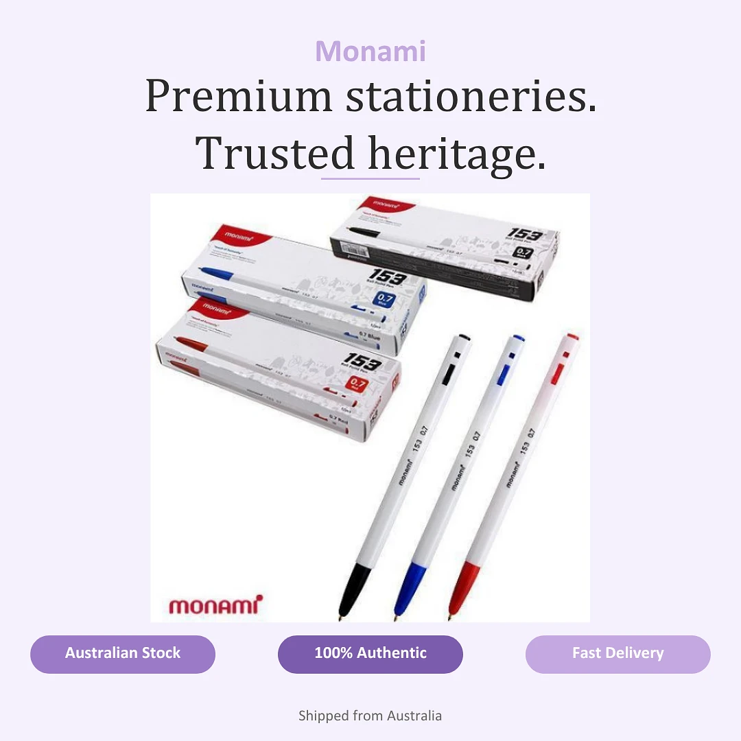 (Monami) 153 Basic 0.7mm pen 1Box (12pcs)