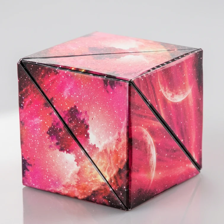 Galaxy 3D Magnetic Magic Cube - Red