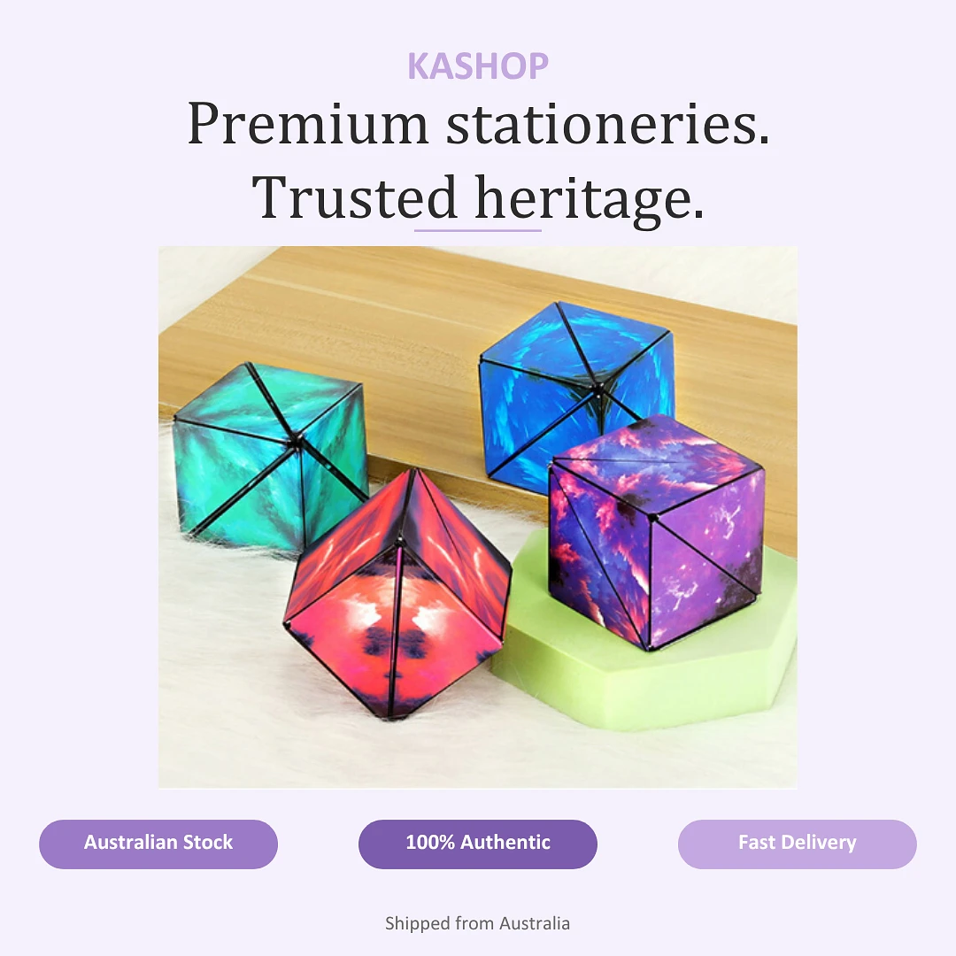 Galaxy 3D Magnetic Magic Cube - Red