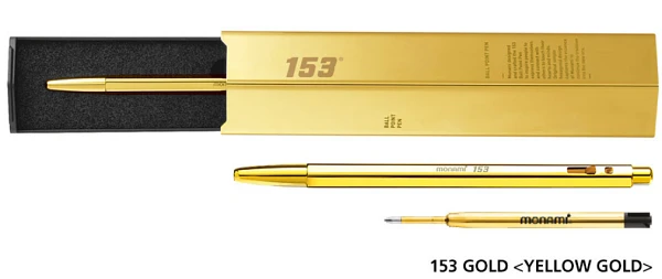 (Monami) 153 Gold 0.7mm pen