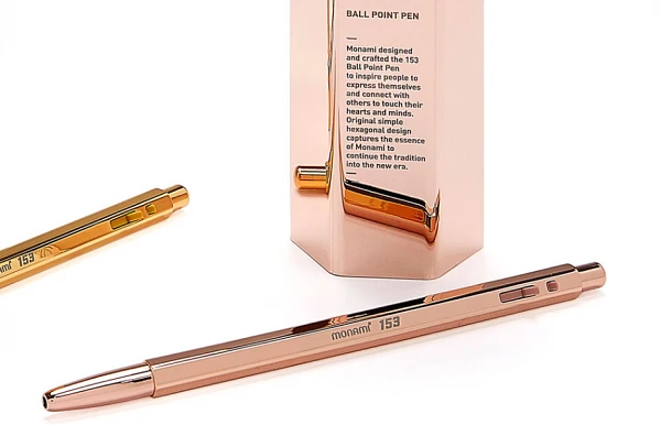 (Monami) 153 Gold 0.7mm pen