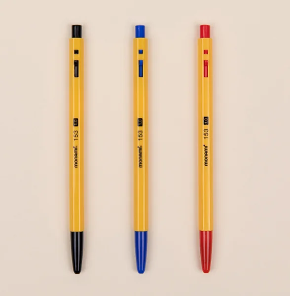 Monami 153 Yellow 1.0mm pen – 1pc