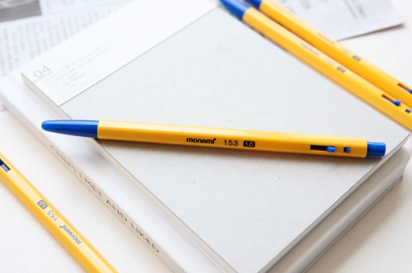 (Monami) 153 Yellow 1.0mm pen 1box(12pcs)