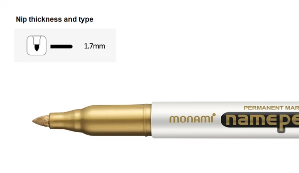 (Monami) Name Pen (Permanent Marker) – 1pc