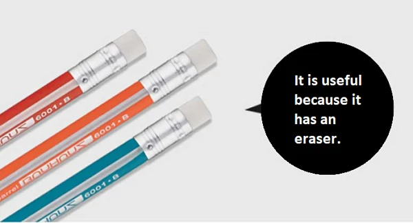 (Bauhaus) Triangle Eraser Pencil Set(6pcs)