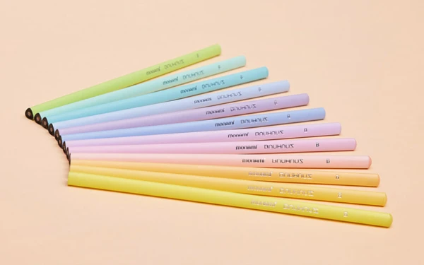 (Bauhaus) Pastel Triangle Pencil Set(12pcs)