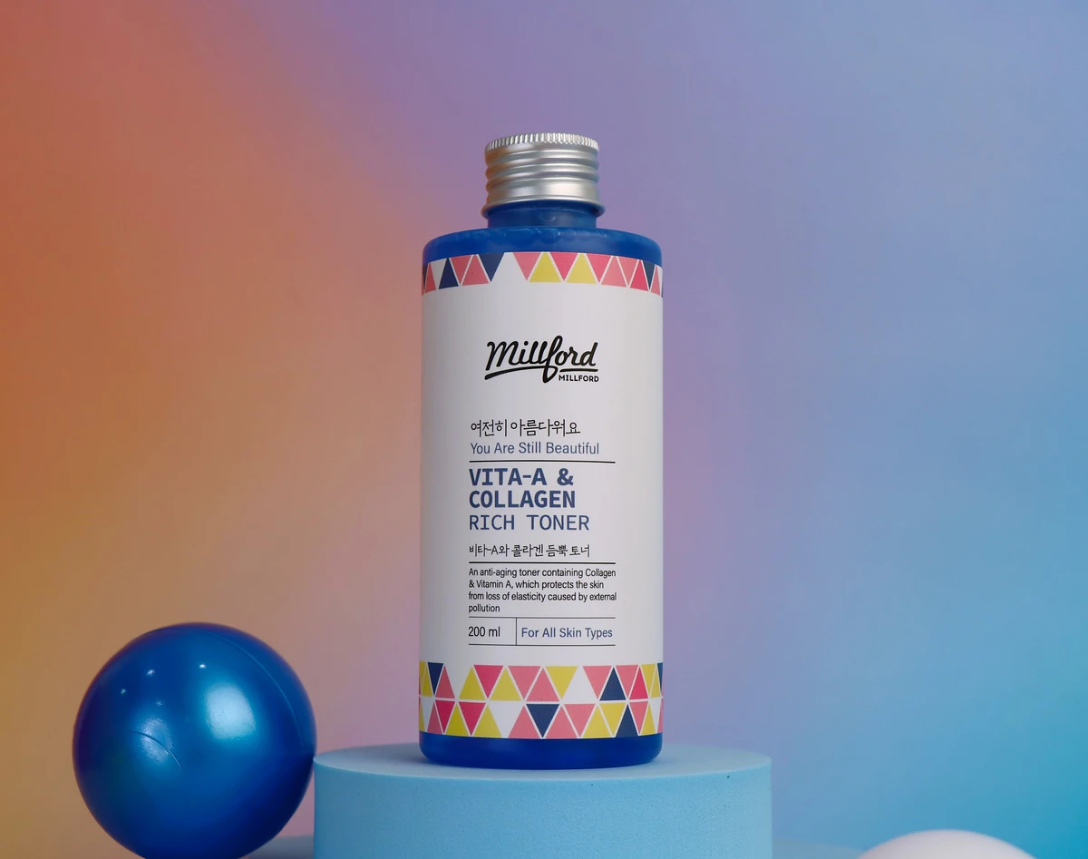 (Millford) Vita A & Collagen Rich Toner 200ml