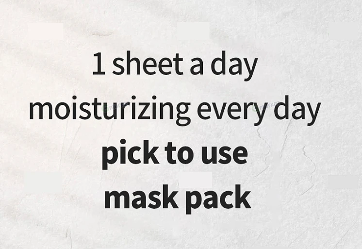 (Foodaholic) Nature Skin Mask (Each Type with 4 Sheets)